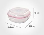 ظرف شیشه ای سرو ونگهداری مربع 3.750 لیتر - تصویر 3