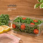 ظرف شیشه ای 580 میلی لیتر