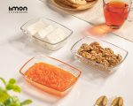 پیاله سرو شیشه ای بزرگ