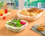 سبد نان و سبزی کوچک طرح بافت - تصویر 3