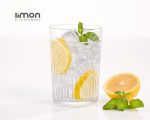 لیوان شیشه ای شیار دار 350 سی سی 3 عددی - تصویر 2