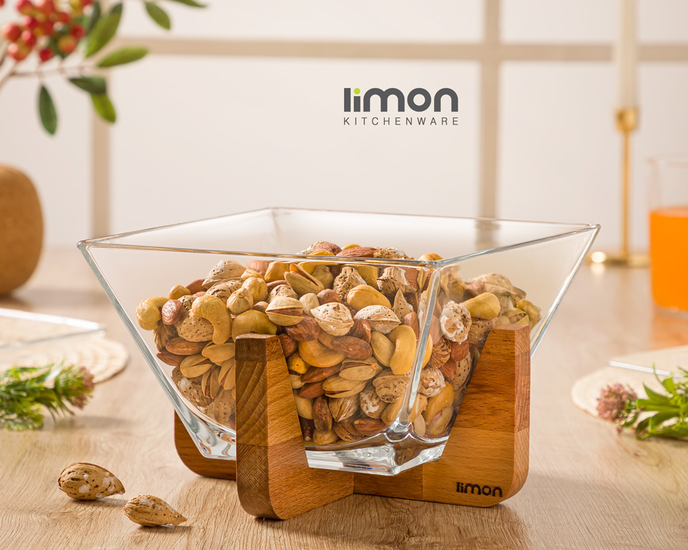1U9A5574 آجیل خوری پایه چوبی - تصویر 1