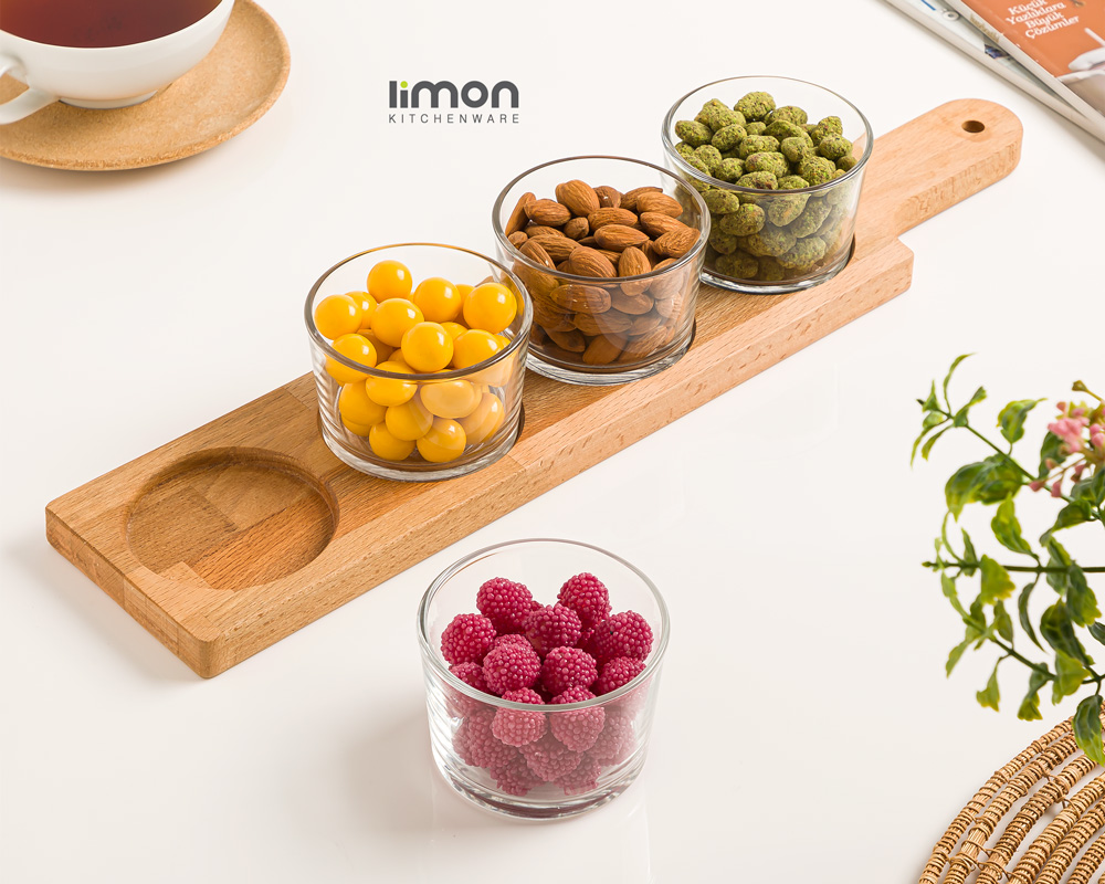 1U9A6928 اردورخوری پایه چوبی 190 میلی لیتر 4 عددی - تصویر 1