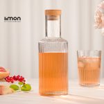 بطری آب درب چوبی 700 میلی لیتر