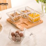 اردور خوری مربع پایه چوبی 4 عددی