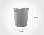 سطل کاغذ شیاردار بزرگ - تصویر 3