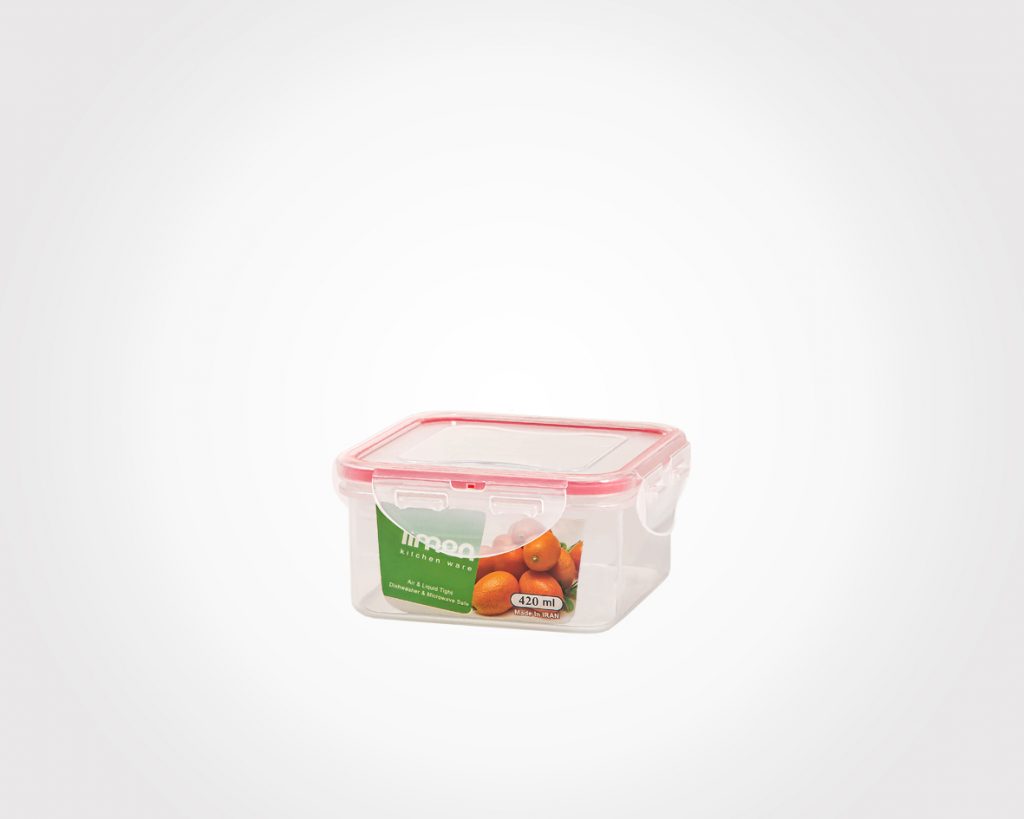 420ml-1024x819-1 ظرف فریزری مربع 420 میلی لیتر - تصویر 1