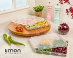 ظرف فریزری چهار خانه کوچک