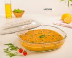 ظرف شیشه ای سرو و نگهداری دربدار 2.750 لیتر - تصویر 3
