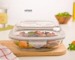 ظرف شیشه ای سرو و نگهداری دربدار 1.250 لیتر - تصویر 2