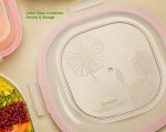ظرف شیشه ای سرو و نگهداری دربدار 1.250 لیتر - تصویر 3