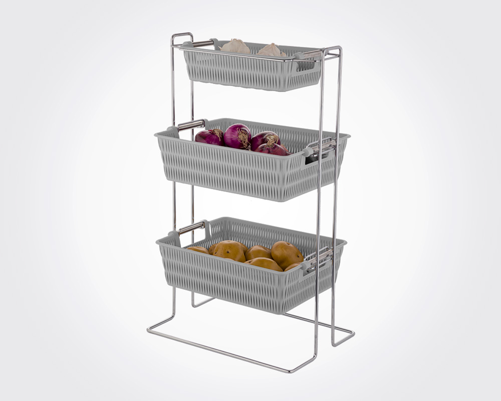IR-grey-3-floor-rec-potato-basket-3 جای سیب زمینی و پیاز و سیر چهارگوش - تصویر 1