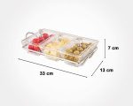 اردوخوری شیشه مستطیل3خانه - تصویر 4