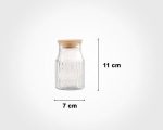 جاادویه شیشه230میلی لیتر درب چوبی - تصویر 3