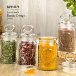 جا ادویه شیشه ای روستیک