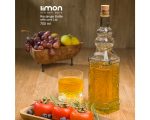 بطری چهارگوش درب چوب پنبه سایز 1
