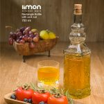بطری چهارگوش درب چوب پنبه سایز 1