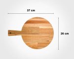 تخته سرو گرد چوبی کوچک - تصویر 3