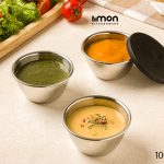 پیاله استیل 100میلی لیتر دربدار (3عددی)