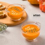 کاسه سوپ خوری جفتی شیشه ای