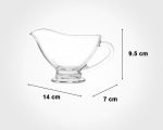 سس خوری شیشه ای دسته دار - تصویر 3