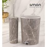 سطل و فرچه طرح ماربل
