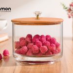 ظرف شکلات یک طبقه درب چوبی