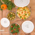 ست ظرف شیشه ای وکیومی تاریخ دار
