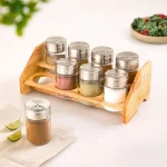 ادویه 8 عددی استیل و چوب