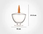 شکلات خوری پایه دار اکرولیک - تصویر 2