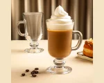 لیوان شیشه ای پایه دار